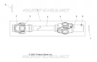 DRIVE TRAIN, FRONT PROP SHAFT