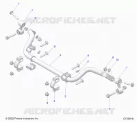 SUSPENSION, REAR, STABILIZER BAR