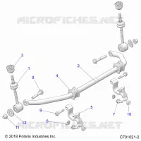 SUSPENSION, FRONT STABILIZER BAR