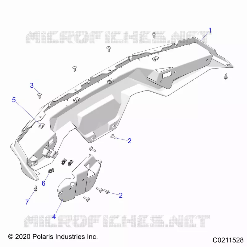 REAR BODYWORK BUMPER