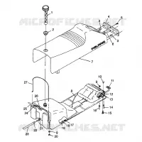 SEAT   GAS TANK TRAIL RMK 0980961 (4942214221A006)