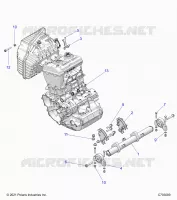 ENGINE, MOUNTING & LONG BLOCK