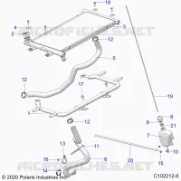 ENGINE, COOLING SYSTEM, RADIATOR