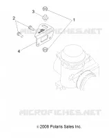 ENGINE, CARBURETOR BRACKET