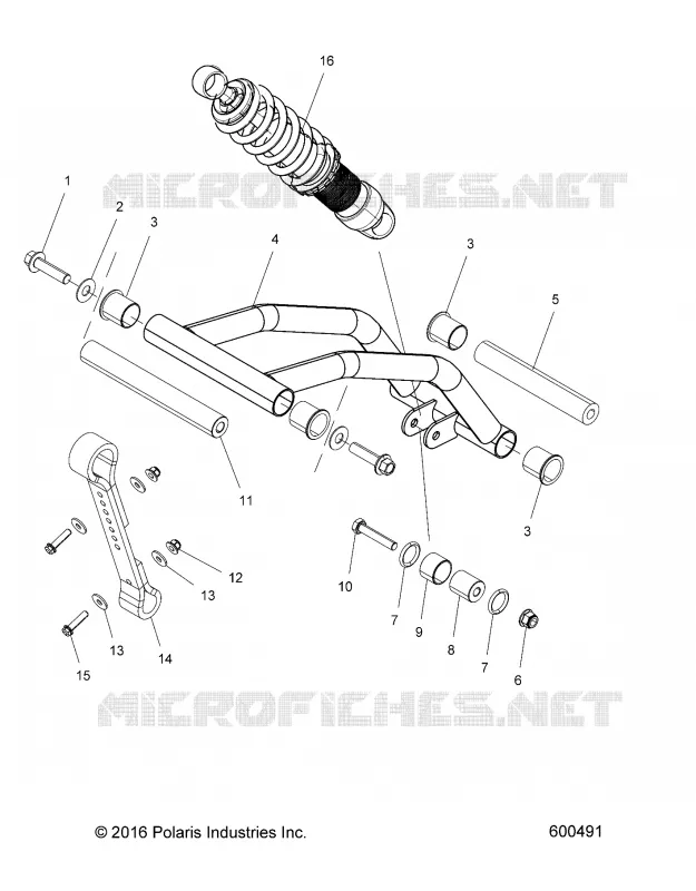 REAR SUSPENSION ARM ASM.