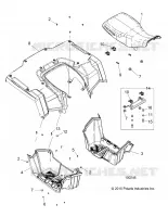 REAR BODYWORK CAB, SEAT AND FOOTWELLS