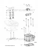 ENGINE, CYLINDER HEAD, CAM AND VALVES