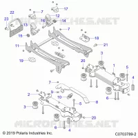 SEAT MOUNTING, FRONT