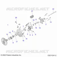 DRIVE TRAIN, PRIMARY CLUTCH