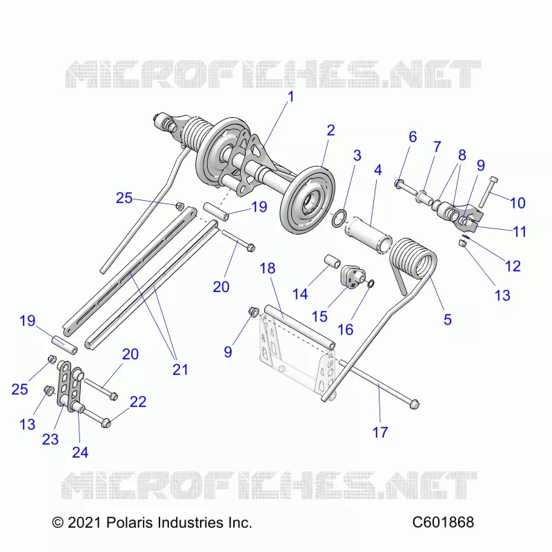 SUSPENSION, REAR TORQUE ARM