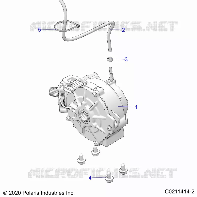 DRIVE TRAIN, FRONT GEARCASE MOUNTING