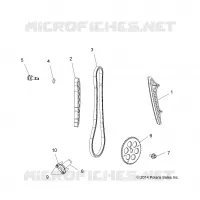 CAM CHAIN AND TENSIONER