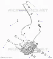 DRIVE TRAIN, FRONT GEARCASE MOUNTING