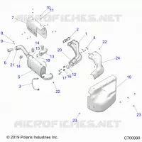 ENGINE, EXHAUST SYSTEM