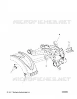 REAR BODYWORK WHEEL FENDER (USA ONLY)