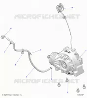 DRIVE TRAIN, FRONT GEARCASE MOUNTING