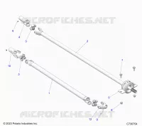 DRIVE TRAIN, FRONT AND REAR PROP SHAFT