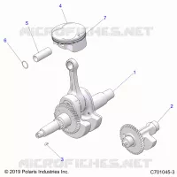 ENGINE, CRANKSHAFT, PISTON AND BALANCE SHAFT
