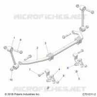 SUSPENSION, FRONT STABILIZER BAR