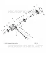 DRIVE TRAIN, RIGHT ANGLE GEARCASE ASM.