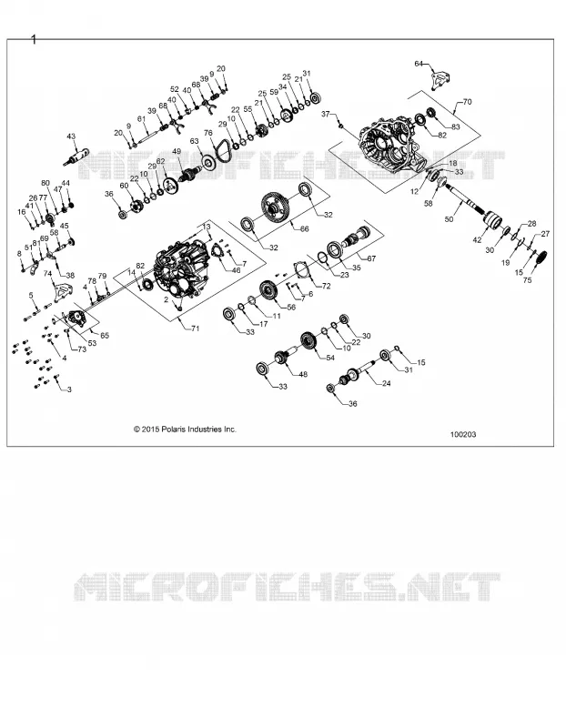 DRIVE TRAIN, MAIN GEARCASE