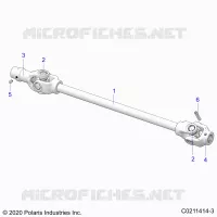 DRIVE TRAIN, FRONT PROP SHAFT