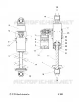 SUSPENSION, FRONT SHOCK TRACK
