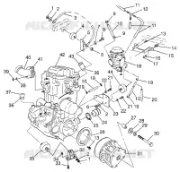 ENGINE MOUNTING MAGNUM 4X4 W97AC42A, SWEDISH MAGNUM 4X4 S97AC42E AND NORWEG (4940834083A009)