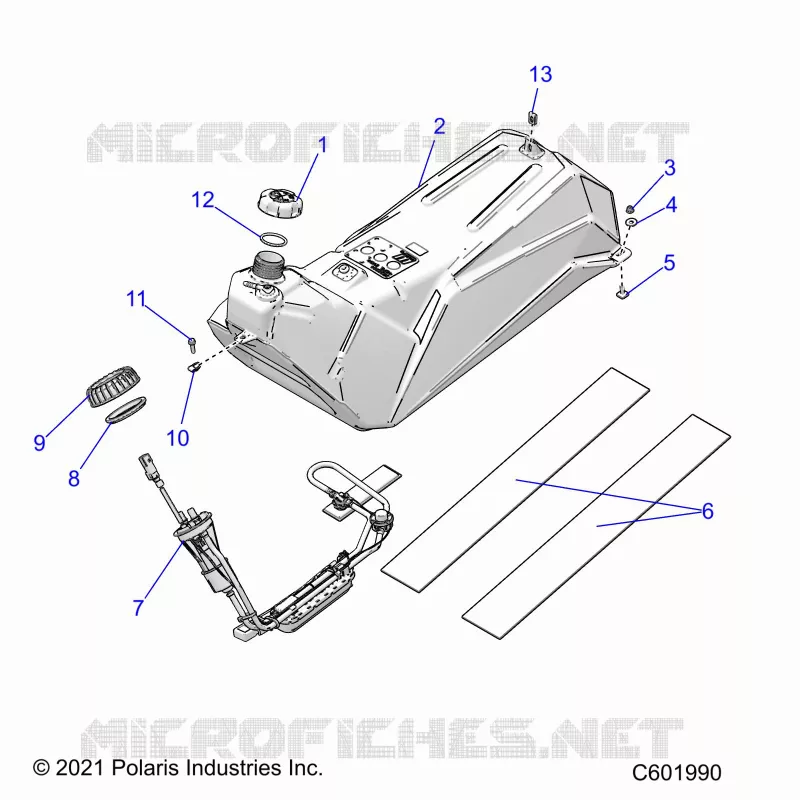 FUEL SYSTEM, FUEL TANK AND PUMP