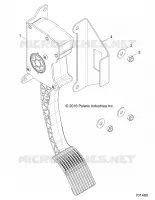 ENGINE, THROTTLE PEDAL