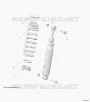 SUSPENSION, FRONT SHOCK MOUNTING