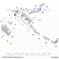 DRIVE TRAIN, CLUTCH COVER AND DUCTING