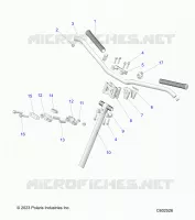 UPPER STEERING & HANDLEBAR ASM.