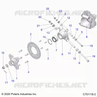 SUSPENSION, REAR CARRIER