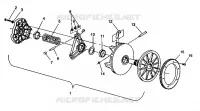 DRIVE CLUTCH ASSEMBLY LITE 0943433,STARLITE 0943427 AND  LITE DELUXE 094343 (4924992499023A)