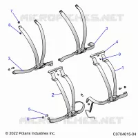 SEAT BELT MOUNTING 4 POINT