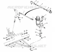 FRONT WISHBONES   STEERING TIE RODS SPORT 400L W948540 (4927232723B006)