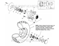FRONT WHEEL ASSEMBLY 4X4 300 W948130 (4926762676B005)