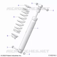 SUSPENSION, REAR SHOCK