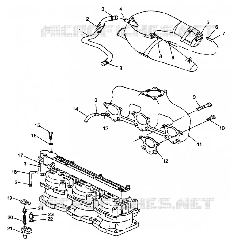 COOLING SYSTEM SL 900 B974091 (4940974097B009)