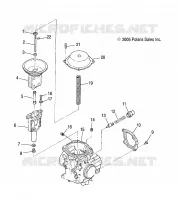 ENGINE, CARBURETOR, UPPER