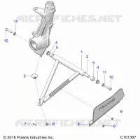 SUSPENSION, A-ARM AND STRUT MOUNTING