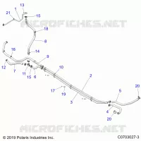 COOLING ROUTING, ENGINE