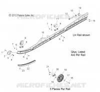 SUSPENSION, RAIL MOUNTING (155 INCH)