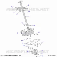 STEERING POST  AND EPS