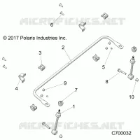SUSPENSION, FRONT STABILIZER BAR
