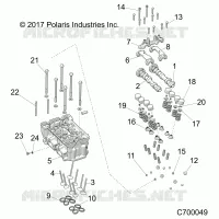 CYLINDER HEAD AND VALVES