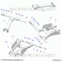 REAR SUSPENSION CONTROL ARMS