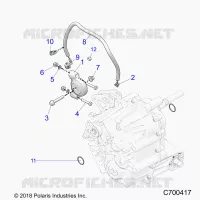 DRIVE TRAIN, MAIN GEARCASE MOUNTING
