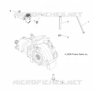 DRIVE TRAIN, GEARCASE MOUNTING, FRONT
